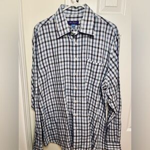 Alan Flusser (XL) 100% Linen shirt